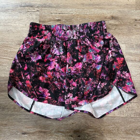 Lululemon Track That Mid-Rise Lined Shorts Purple Size 6 Running Athletic - Picture 1 of 3